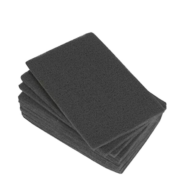 10x Scotchbrite Abrasive Scuff Finishing Preparation Scotch Pads P600 Fine Grey