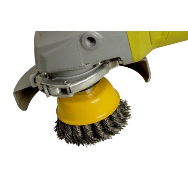 ZIP Wire Brush Wheel, Yellow, 70mm