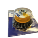 ZIP Wire Brush Wheel, Yellow, 70mm