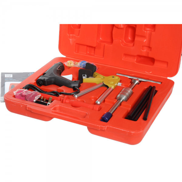 GLUE DENT PULLER STARTER KIT, WITH GLUE GUN