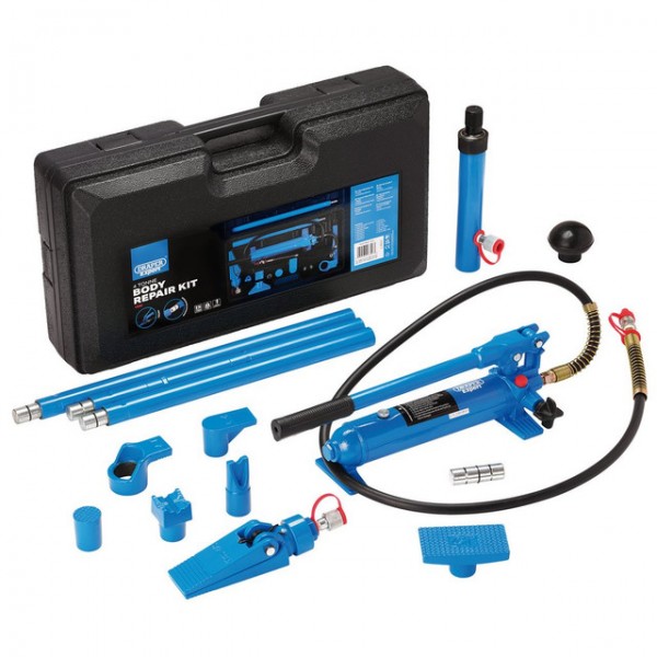 Draper Expert Hydraulic Body Repair Kit, 4 Tonne (15 Piece) 