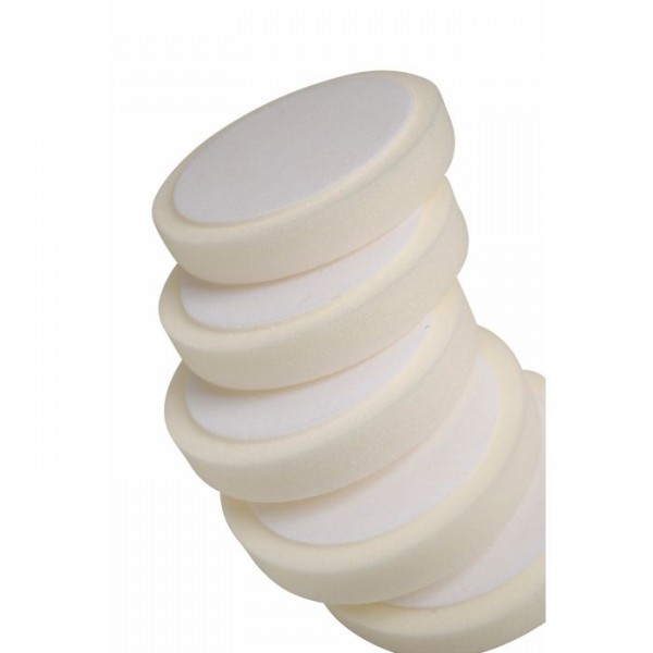 Hard White Compounding Foam Pad, H&L, 150x25mm, 5pcs