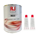 Max Light Weight Body Filler 3 Litre Fine Easy Sand Putty With Hardener Tubes
