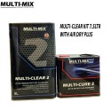 MULTIMIX MULTI CLEAR 2 HS 2K CLEARCOAT KIT 7.5LTR - WITH AIR DRY + HARDENER