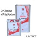 RJ PRODUCTS S20 MS SCRATCH RESISTANT 2K CLEAR COAT 5L with2.5L FAST HARDENER KIT