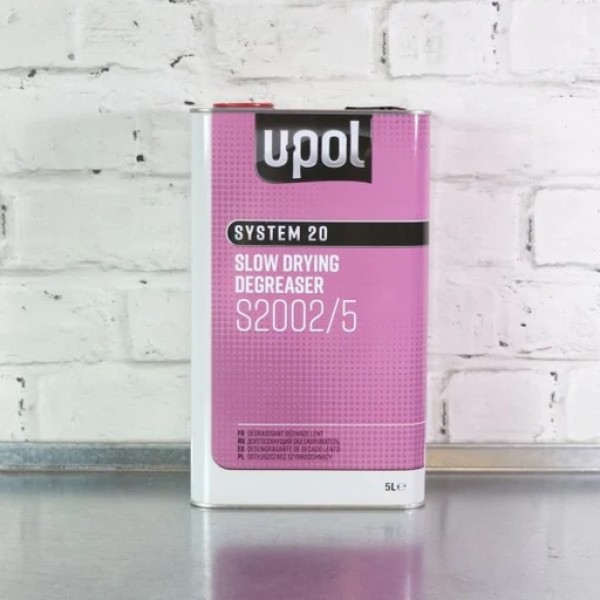 U-POL SYSTEM 20 SLOW DRYING DEGREASER S2002/5 PANEL WIPE 5 LITRE