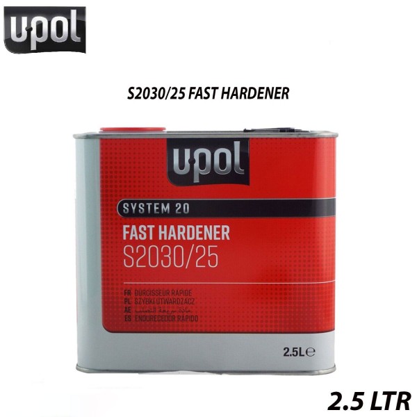 UPOL S2031 2K EXTRA FAST HARDENER ACTIVATOR U-POL 2.5L FOR PAINT, PRIMER LACQUER