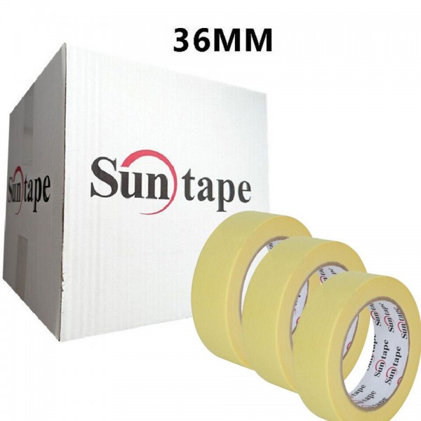 MASKING TAPE PREMIUM AUTOMOTIVE Box of 1.5" 36mm x 50m Roll of 36mm