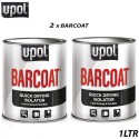 2 X U-POL BARCOAT QUICK DRYING ISOLATOR 1K PRIMER 2K PAINT REACTION