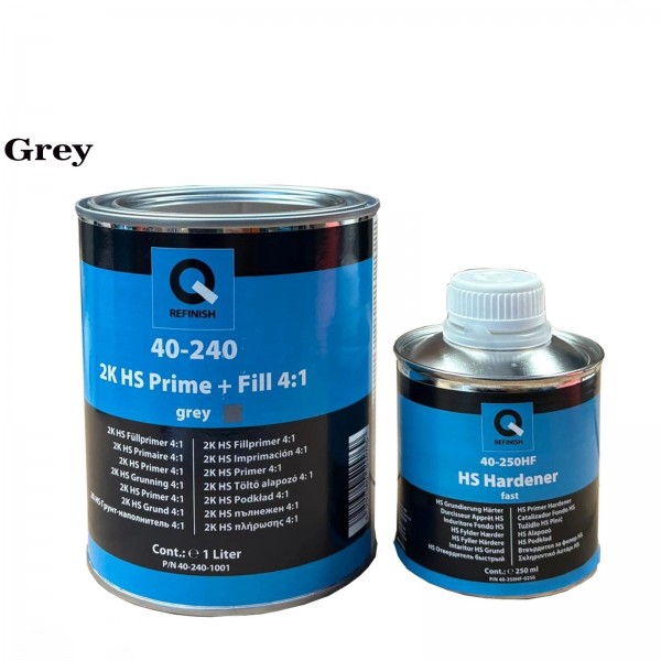 Acryfiller 2K High Build Primer Grey 1LTR with Fast Hardner
